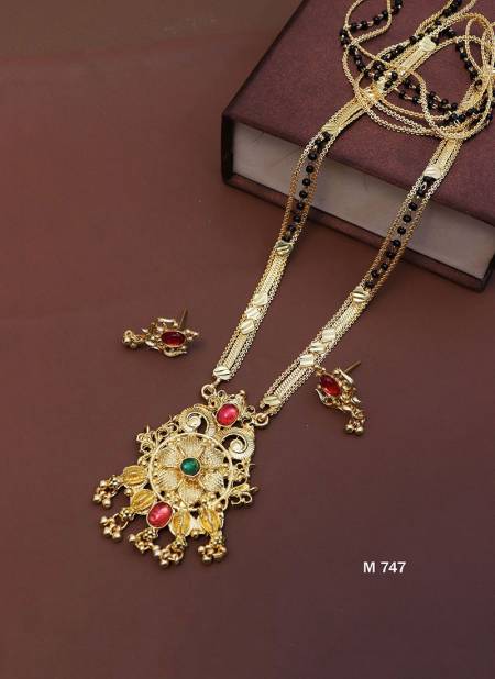 New Fancy Long Mangalsutra Collection M 747